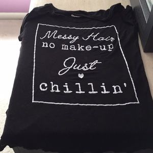 Cute black blouse (pajamas)